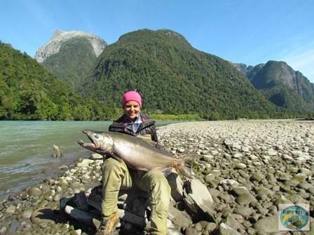 Fotos da pesca esportiva em Chaiten no Chile